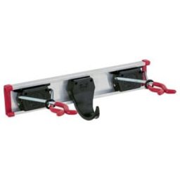 BRUNS Rail de support d’appareils 0,30 m 2 supports + 1 crochet (SB 2.1.030)