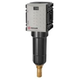 Riegler Filtre »FUTURA-mini« avec récipient métallique, 5 µm, BG 0, G 1/4, VA (FUM 841-M)