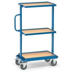 fetra Chariot d'appoint 32901 - avec tablettes - charge max. 200kg pneus TPE (32901)