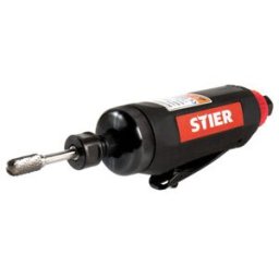 Micro-meuleuse droite 51-1 STIER, longueur 188 mm, 20.000 tr/min, 6,3 bar, pour polissage, meulage, ébavurage (902569)