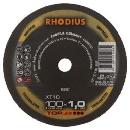 Mini-disque de tronçonnage extra-fin Rhodius XT10 MINI (205067)
