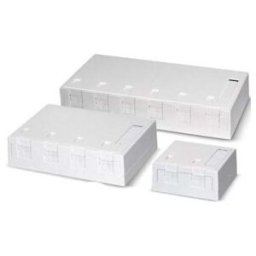 Dätwyler IT Infra Prise AP pour 2x module keystone ou module o. Module rw RAL9010 418035 ; Daetwyler (418035)