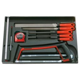 Module plastique Facom - limes, outils de mesure, scies 10 pcs. (MOD.601)