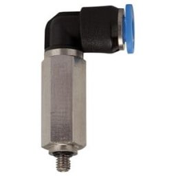 Riegler Raccord coudé L « Série bleue » mini, long, rotatif, M6, PLL-64 (PLL-64)