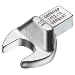 Clé à fourche d'insertion 7112-17 17mm SE 9x12 mat chromé acier au chrome-vanadi ; Gedore (7689600)