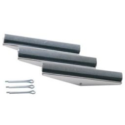 Pierres de rechange pour art. 1157 mâchoires 100 mm K 280 3 pièces BGS ; BGS technic (1257)