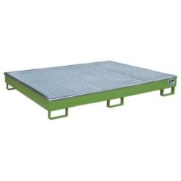 Bauer Südlohn Bac de rangement avec insert PE RW-GR 1800 PE, peint, vert réséda (4518-56-0000-6011)