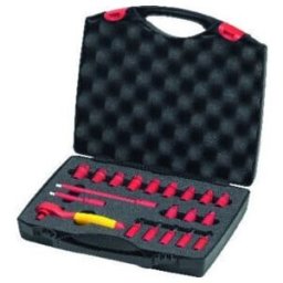 Wiha Set de clés à cliquet isolées 1/4 pouce 20 pièces en coffret (43025) (43025)