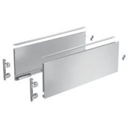 AvanTech YOU Kit de profil de côté de tiroir, hauteur 187 mm x NL 450 mm, argent, à gauche et à droite ; Hettich (9255266)