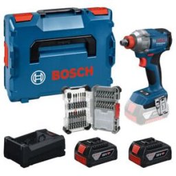 BOSCH GDX 18V-285 Clé à chocs sans fil 2x 5,0Ah Impact Control 31 pièces (0615A500DY)