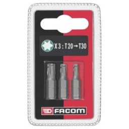 Facom Set de 3 embouts TX 12 Série 1 (EX12.J3)