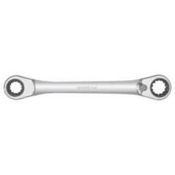 Gedore red Clé à cliquet double anneau 4 en 1, réversible, 10 13 17 19 mm, droite, clé à molette, R07501019 (3300899)