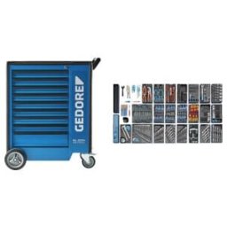 Servante d'atelier Gedore 1500 ES-03 2004 avec un assortiment de 325 outils (2657716)