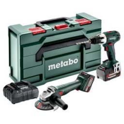 Kit d'accumulateurs Metabo Combo Set 2.4.1 18 VBS 18 LT + W18 L 9-125 Quick ; metaBOX 165 L (685206510)