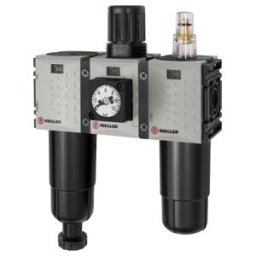 Riegler WE 3 pcs. »FUTURA-mini«, boîtier métal, manomètre compact, G1/4, 0,5-10, HA (FUM 621 M-10-KM)