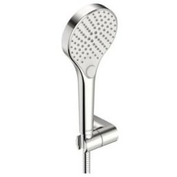 Hansa Set de douchette HANSAVIVA Flexible de douche 125 cm, fixation murale, chrome (44170120)