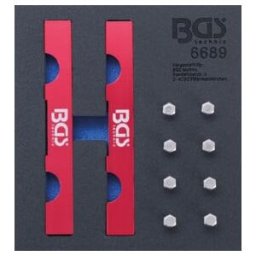 Insert de servante d'atelier 1/6 : Coffret de calage pour Mercedes M642 Kraftmann ; BGS technic (6689)