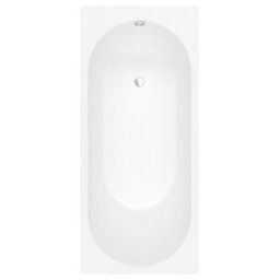 V&B; Baignoire rectangulaire Oberon 2.0 180x80 cm, blanc pierre ; Villeroy & Boch (UBQ181OBR2DV-RW)