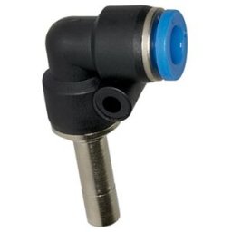 Riegler Connecteur coudé L, manchon 4 mm « Série bleue » mini, Ø clé 4 (PLS-44)