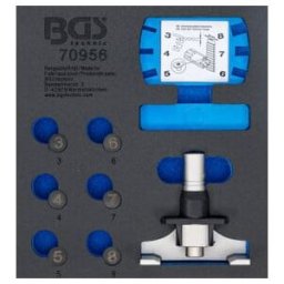 BGS Insert pour servante d’atelier 1/6 : kit de contrôle de tension de courroie et d’outils de mesure ; BGS technic (70956)