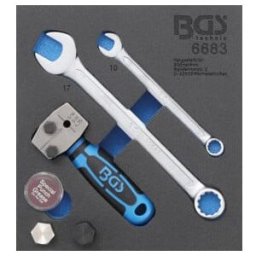 BGS technic Insert de servante d'atelier 1/6 :Presse à collets DIN 4,75 mm (3/16