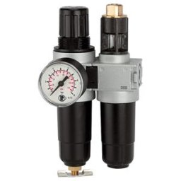 Riegler Unité de maintenance 2 pcs « multifix-mini », avec réservoir métal, G 1/4 (CL 06 M)