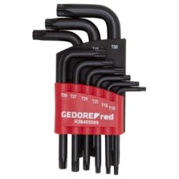 Gedore Set de tournevis d'angle TX T10-50 9 pièces R36405009 ; Gedore Red (3301354)