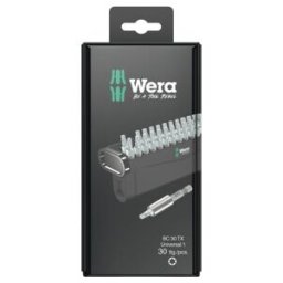 Kit d'embouts Wera Check 30 TX Universal 1 SB, 30 pièces (05057900001)