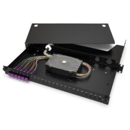 Corning LANSCAPE Boîte de fusion LAN1 6 x LCD OM3/4 PGTL noir LAN1-12AV-PGTL-B (LAN1-12AV-PGTL-B)