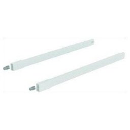 Hettich ArciTech Set de rails longitudinaux pour tiroir, 9149292 NL650mm, gauche et droite, blanc (9149292)