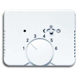 Busch-Jaeger Rosace centrale stws brillante régulation température avec réduction nocturne 1795-24G (2CKA001710A3561)