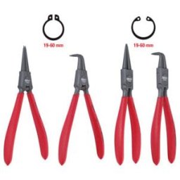 KS Tools Jeu de pinces de sécurité, 19-60 mm, 4 pcs. (119.2055)