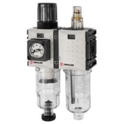 Riegler WE 2 pcs. »FUTURA-mini«, récipient PC, manomètre compact, G 1/4, 0,5-8, HA (FUM 601-8-KM)