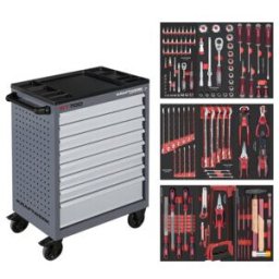 Kraftwerk Servante d'atelier BT700 8 tiroirs 143 pcs. (102.118.101)