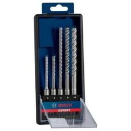 BOSCH EXPERT SDS plus-7X Jeu de forets marteau 5/6/6/8/10mm 5 pièces pour marteaux perforateurs (2608900197)
