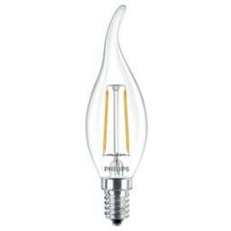 Philips Lighting Lampe LED bougie E14 verre clair CorePro LED#37759200 (37759200)