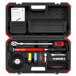 Gedore red Kit de montage de roue, kit 11 pièces, rempli, outillage pour bricoleurs automobiles, dans un coffret plastique, R68903011 (3300400)