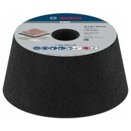 Meule conique BOSCH cup pierre / béton 90 mm 110 mm 55 mm 55 mm 36 (1608600240)