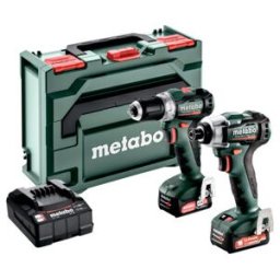 Kit d'outils sans fil Metabo Combo Set 2.7.3 12 V BL PowerMaxx BS 12 BL + PowerMaxx SSD 12 BL dans metaBOX 145 (685228000)