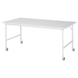 Rau Table de travail mobile Jerry (4 LR), L2000xP1000xH900mm, plateau M 22mm (06-500M10-20-4LF.12)
