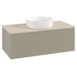 V&B; Meuble sous-lavabo avec structure de façade, éclairage Antao 100x36x50cm, WBP botti., st. Gr m Lac ; Villeroy & Boch (L31113HK)