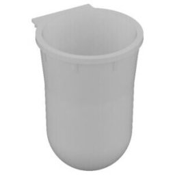 Keuco Insert en plastique Plan 14972 blanc, détaché, pour ensemble brosse WC (14972000100)