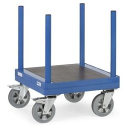 fetra Chariot pour matériaux longs 2110 - charge max. 1500kg Pneus élastiques (2110)