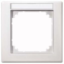 Merten Cadre 1f.pws avec support d’étiquette 474119 (474119)