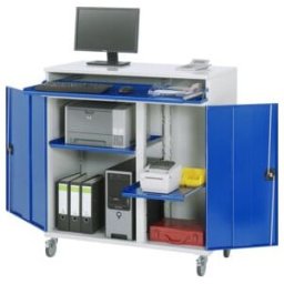 Armoire pour ordinateur Rau - modèle 60 l x p x h 1100 x 520 x 1185 mm (07-1100T-M60F.11)