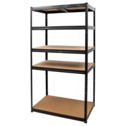 Rayonnage à tablettes emboîtable STIER, charge par casier 250 kg, HxlxP 1 800x1 200x600 mm (906212)