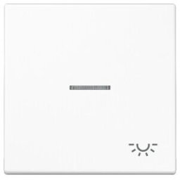 Jung Interrupteur bascule sym.ÉCLAIRAGE/éclairage pour bouton-poussoir éclairé LS 990 KO5L WW (LS990KO5LWW)