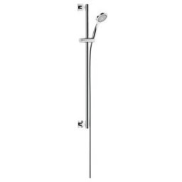 Keuco Set de douche IXMO chromé, rosaces carrées, 1 type de jet (59587010922)