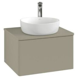 V&B; Meuble sous lavabo sans structure de façade - Éclairage Antao 60x36x50cm, HL, WBP Lac, st. Gr m Lac ; Villeroy & Boch (L29050HK)