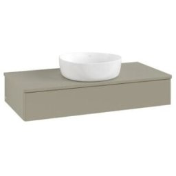 V&B; Meuble sous lavabo sans structure de façade, avec éclairage Antao 100x19x50cm, couleur WBP Lac, st. Gr m Lac ; Villeroy & Boch (L09010HK)